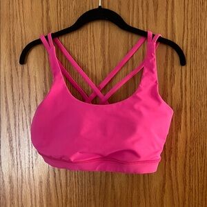 Lululemon Energy Bra. Hot Pink. Size 12.